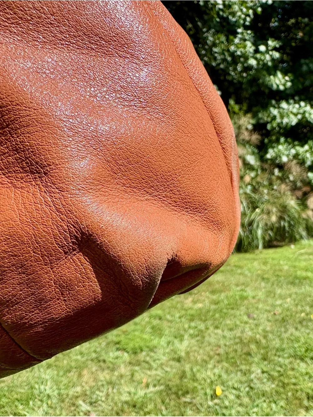 Coach Madison Isabelle 21224 Cognac Brown Leather Slouchy Hobo Shoulder Bag Y2K